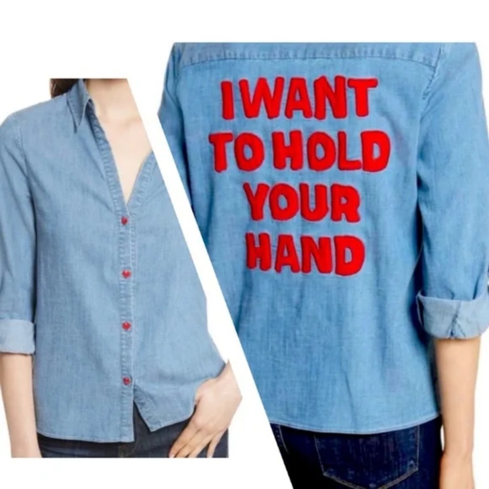 Alice + Olivia X Beatles Eloise I Want To Hold Your Hand size S - Picture 4 of 13
